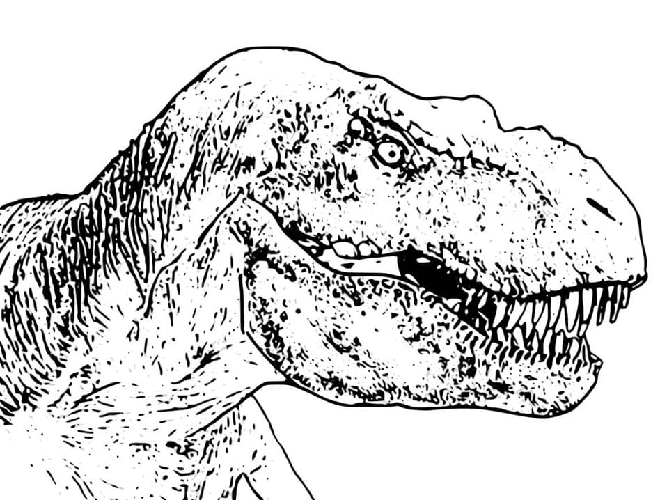 Free printable T-Rex coloring page #180079 from Prehistoric Animals collection