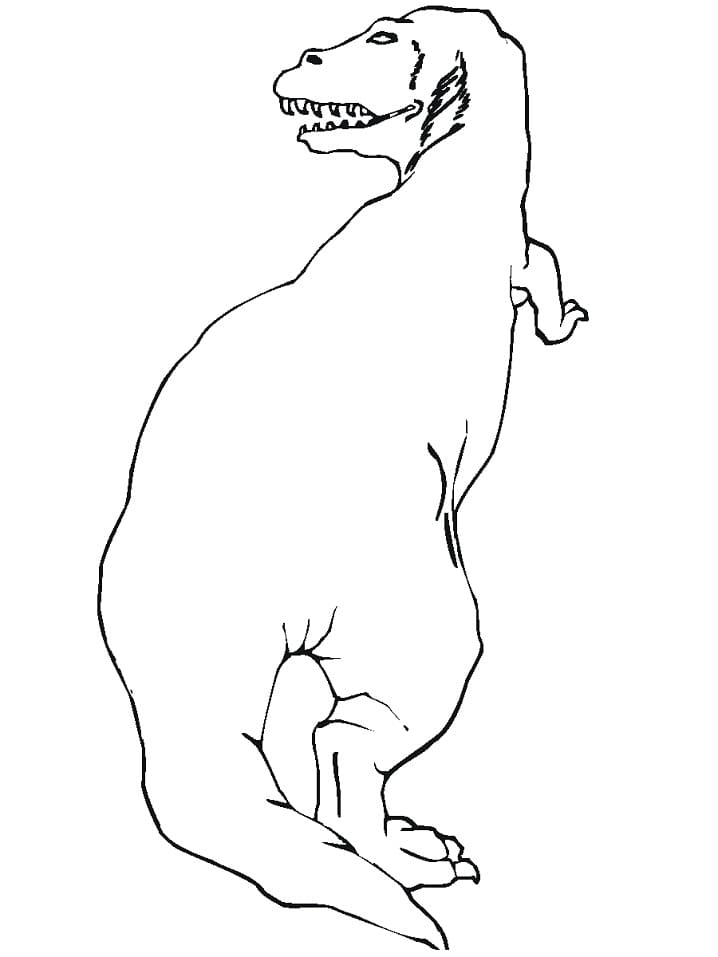 Free printable T-Rex coloring page #180085 from Prehistoric Animals collection Free printable T-Rex coloring page #180085 from Prehistoric Animals collection