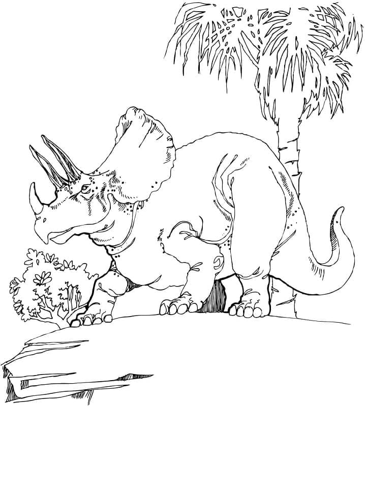 Free printable Triceratops coloring page #211933 from Prehistoric Animals collection Free printable Triceratops coloring page #211933 from Prehistoric Animals collection