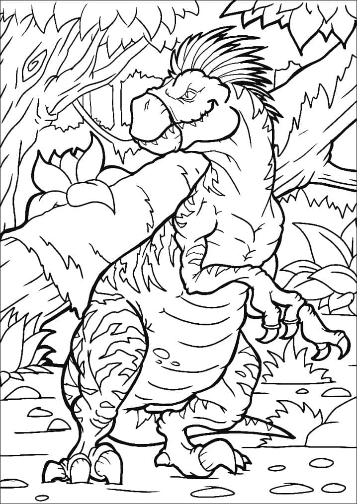 Free printable Velociraptor coloring page #214482 from Prehistoric Animals collection