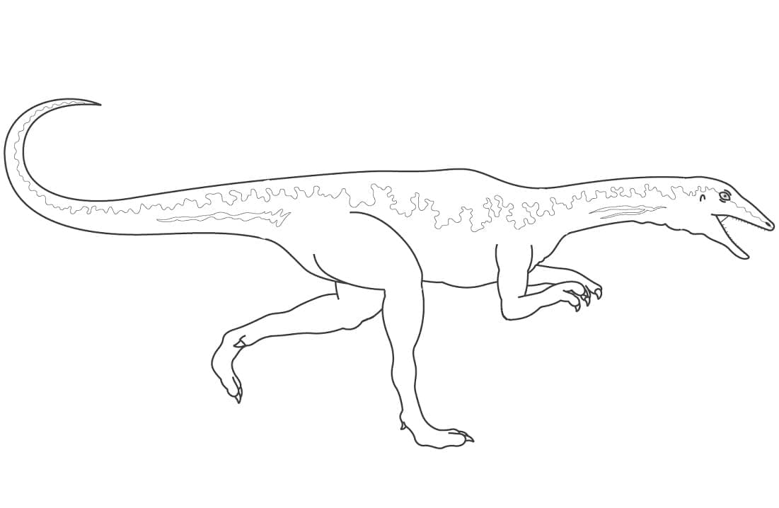Free printable Velociraptor coloring page #214493 from Prehistoric Animals collection Free printable Velociraptor coloring page #214493 from Prehistoric Animals collection