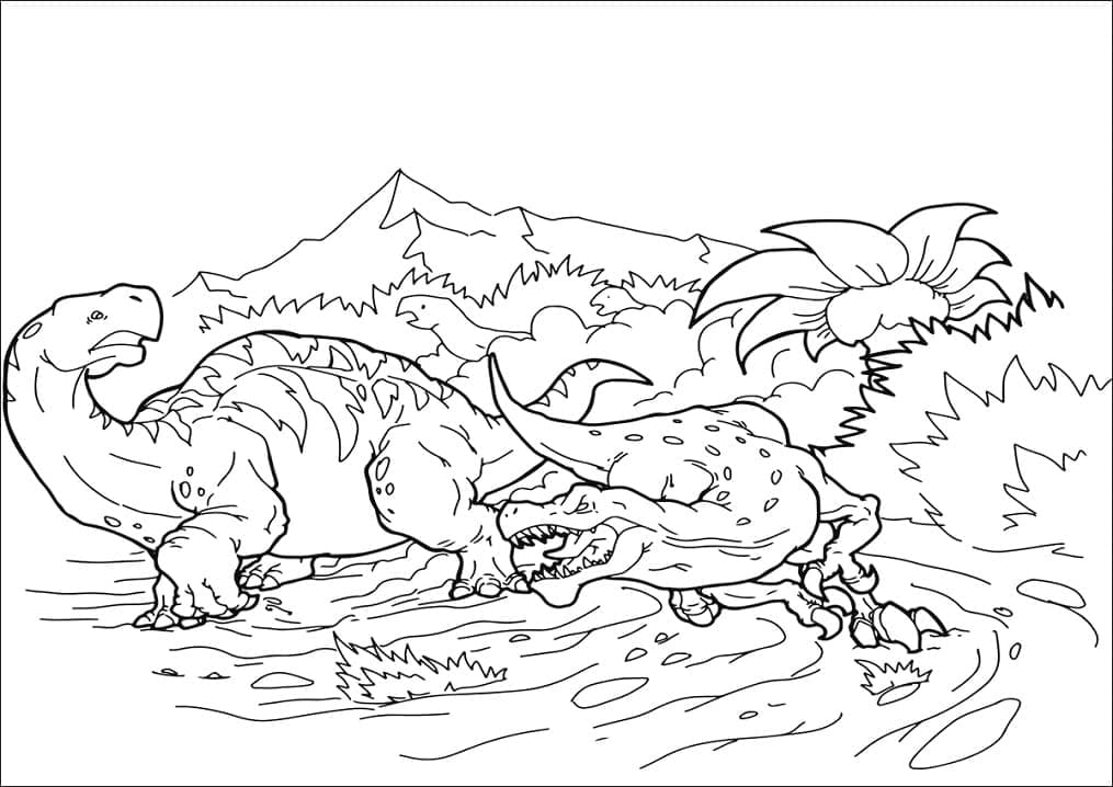 Free printable Velociraptor coloring page #214495 from Prehistoric Animals collection