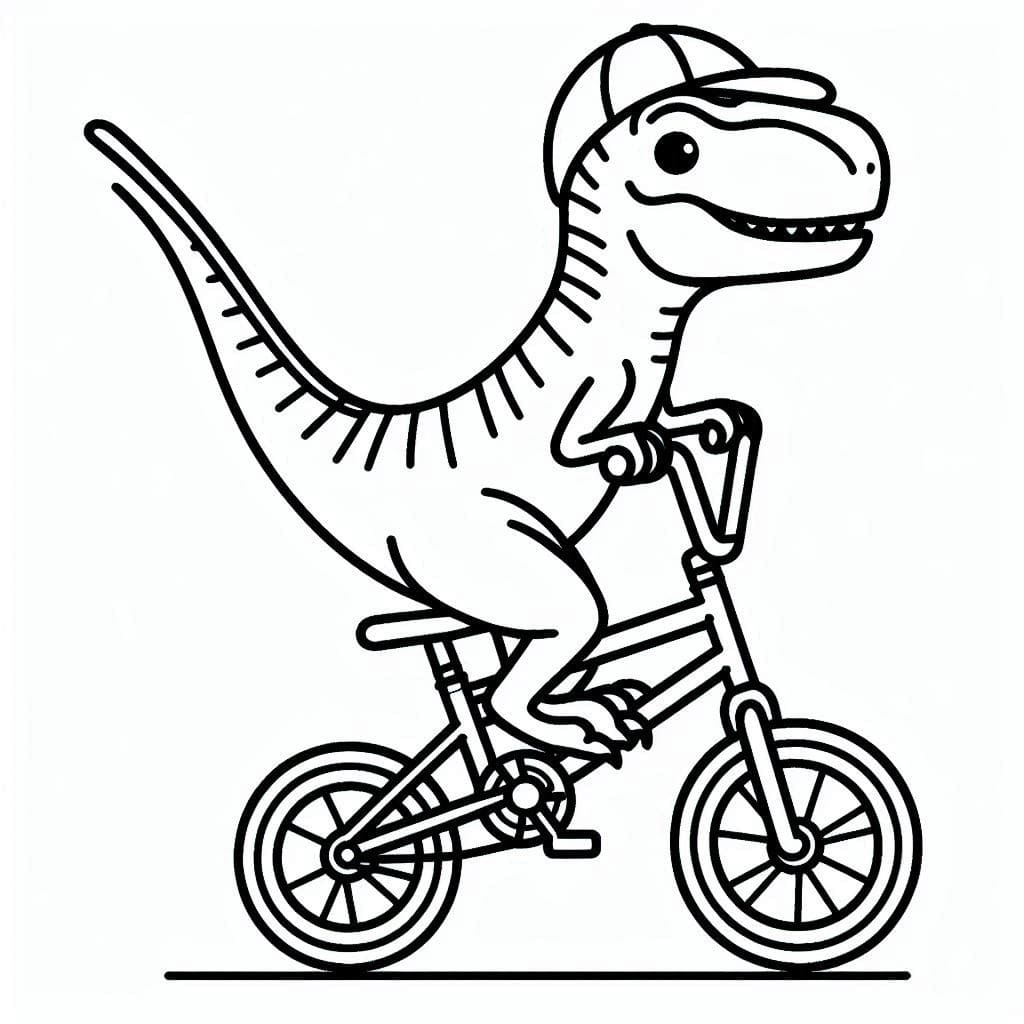 Free printable Velociraptor coloring page #214508 from Prehistoric Animals collection
