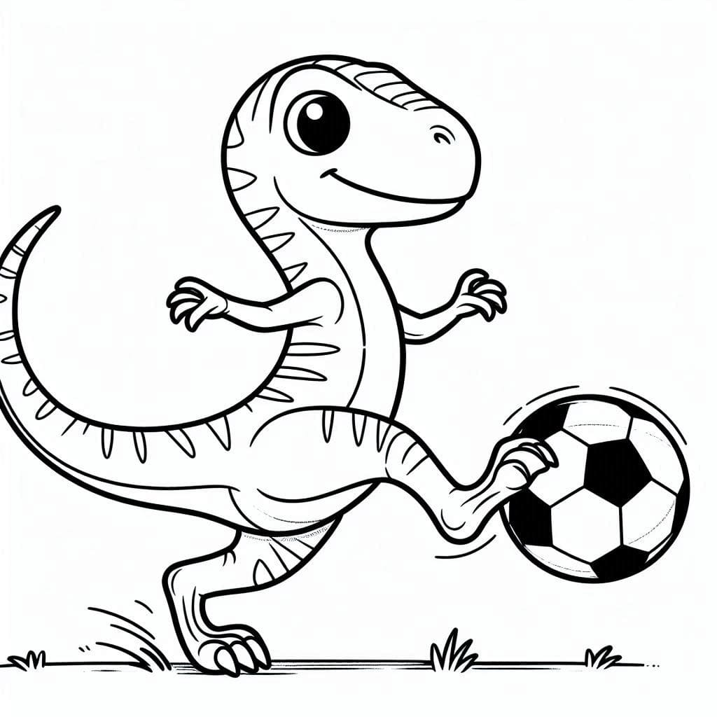 Free printable Velociraptor coloring page #214511 from Prehistoric Animals collection