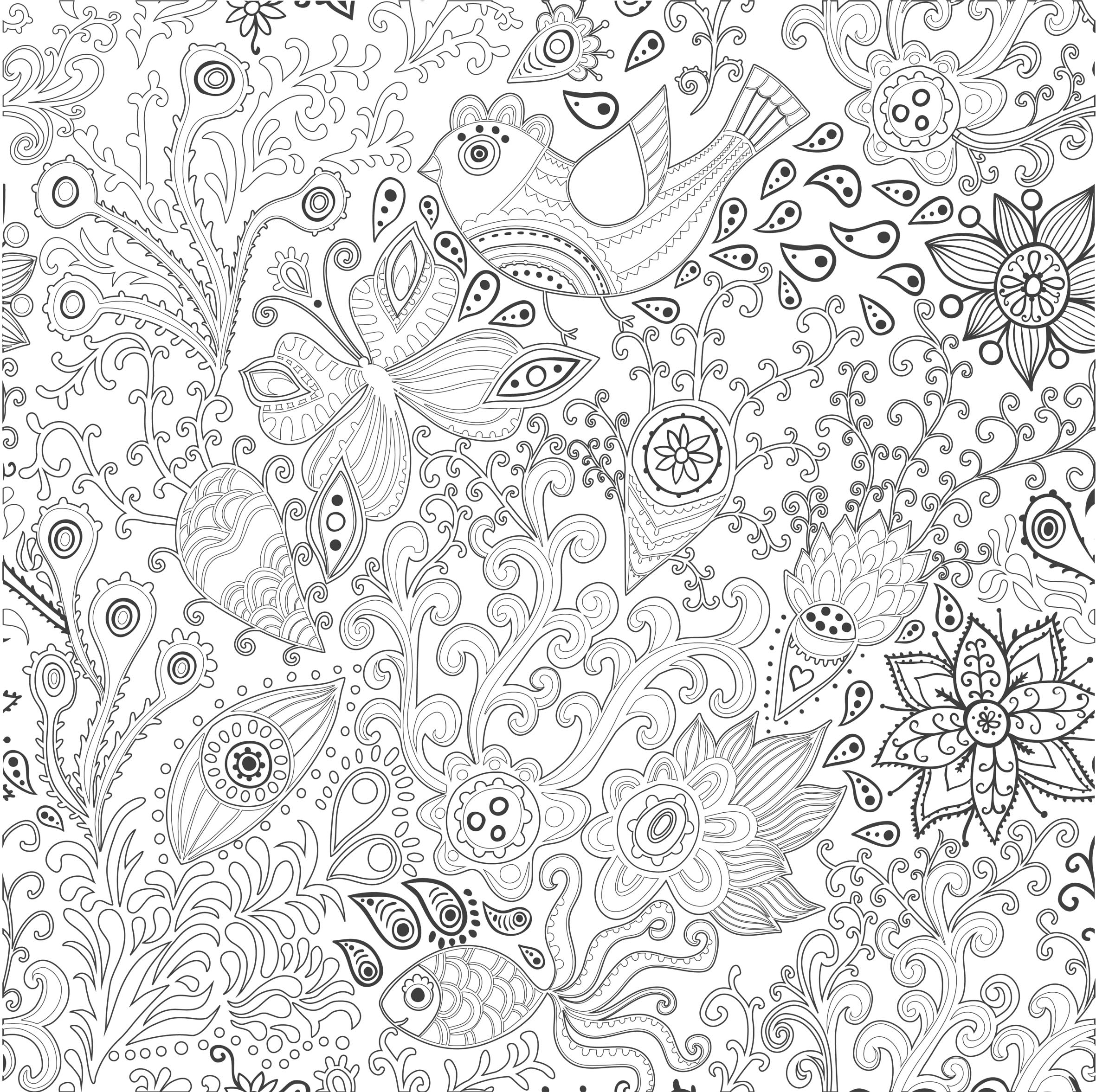 Coloring page: Anti-stress (Relaxation) #126768 - Printable coloring pages