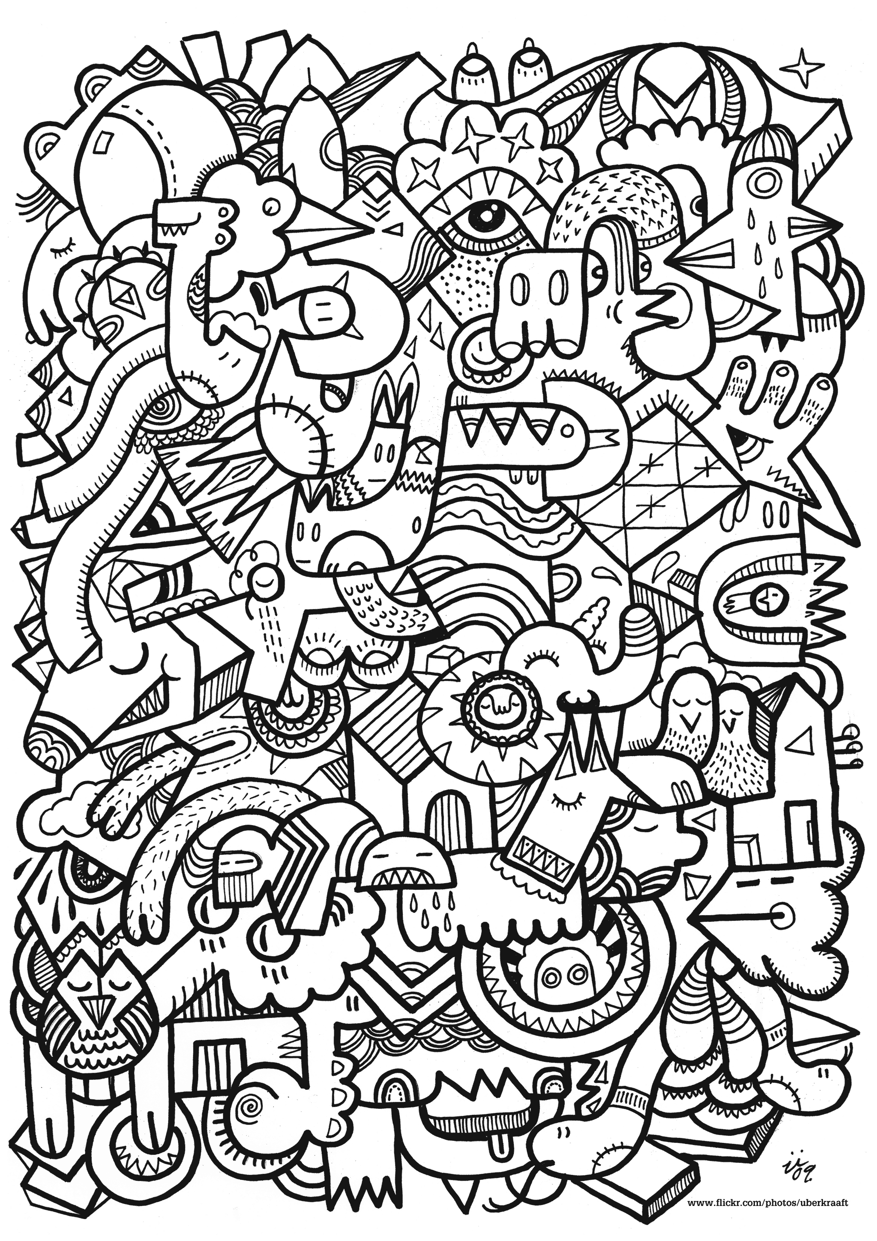 Coloring page: Anti-stress (Relaxation) #126772 - Free Printable Coloring Pages