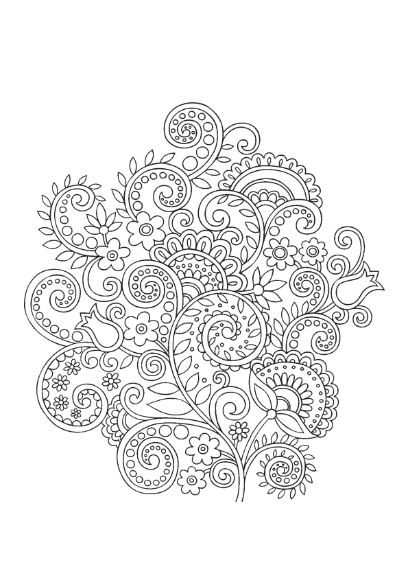 Coloring page: Anti-stress (Relaxation) #126790 - Free Printable Coloring Pages