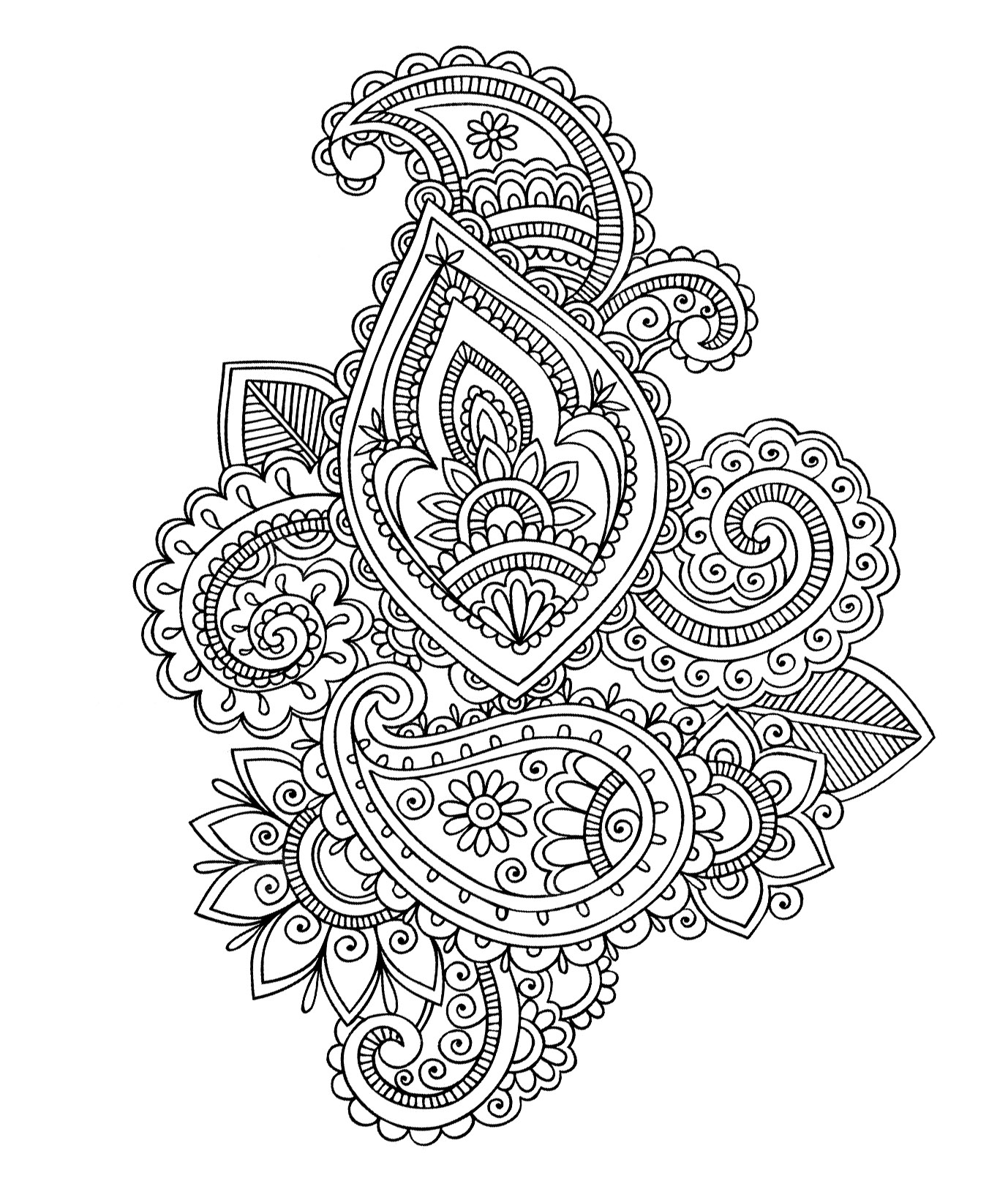 Coloring page: Anti-stress (Relaxation) #126801 - Free Printable Coloring Pages