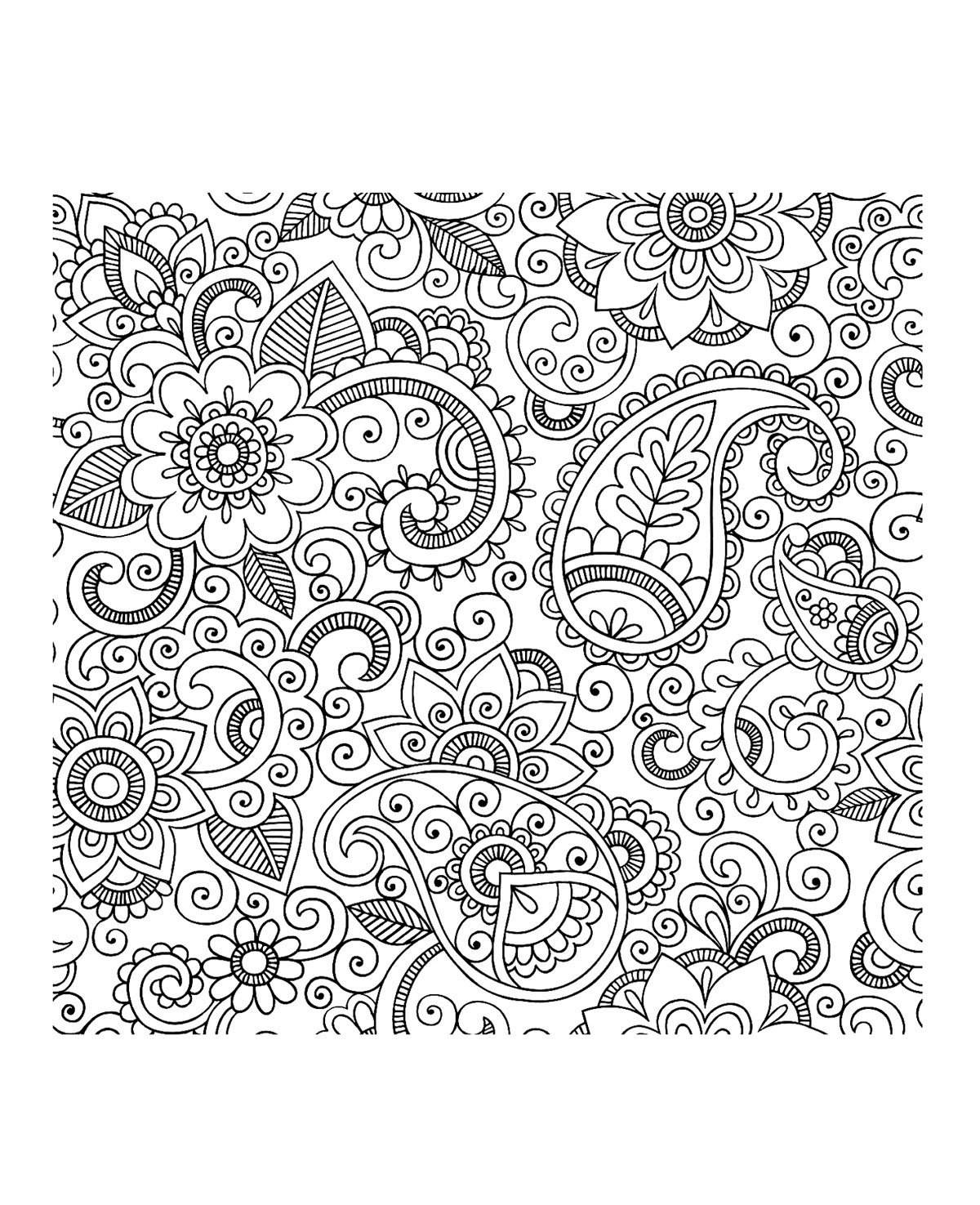 Coloring page: Anti-stress (Relaxation) #126905 - Free Printable Coloring Pages