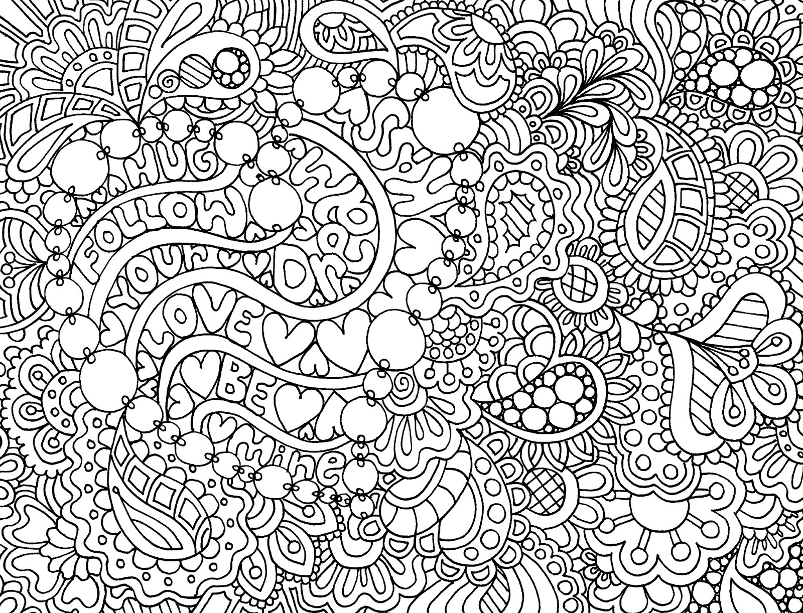 Coloring page: Anti-stress (Relaxation) #126924 - Free Printable Coloring Pages