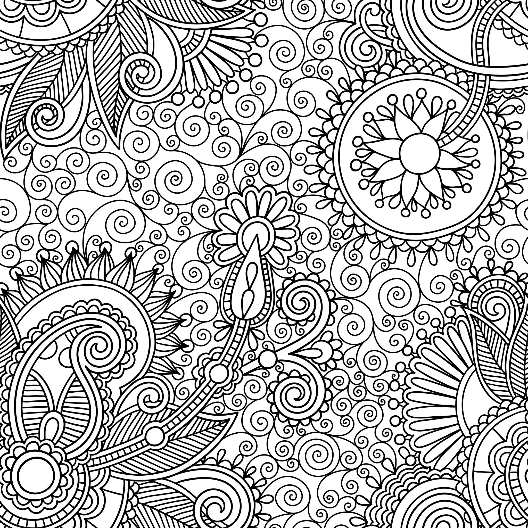 Relaxation – Printable coloring pages