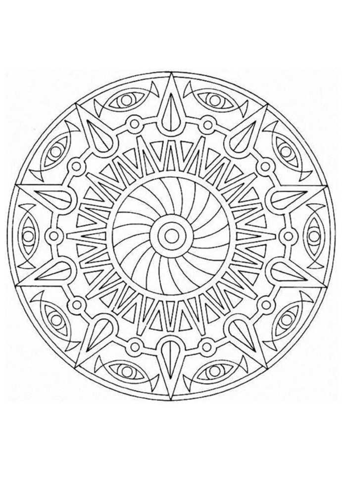 Coloring page: Anti-stress (Relaxation) #127096 - Free Printable Coloring Pages