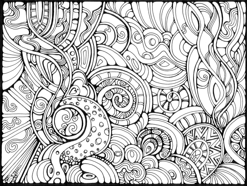 Coloring page: Anti-stress (Relaxation) #127130 - Free Printable Coloring Pages