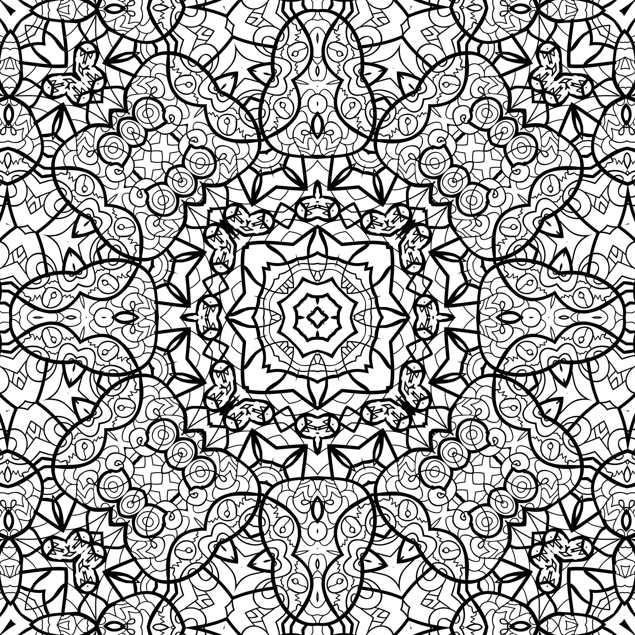 Coloring page: Anti-stress (Relaxation) #127135 - Free Printable Coloring Pages