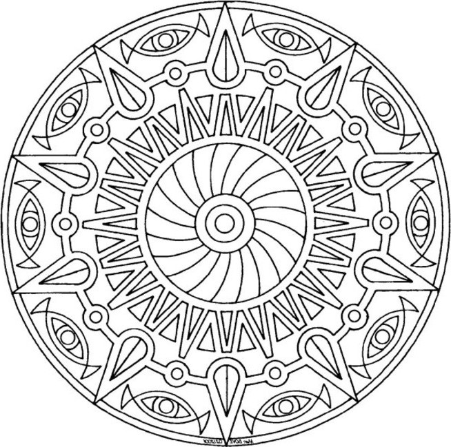 Coloring page: Anti-stress (Relaxation) #127146 - Free Printable Coloring Pages