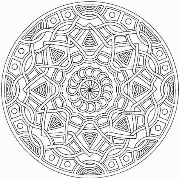 Coloring page: Anti-stress (Relaxation) #127158 - Free Printable Coloring Pages