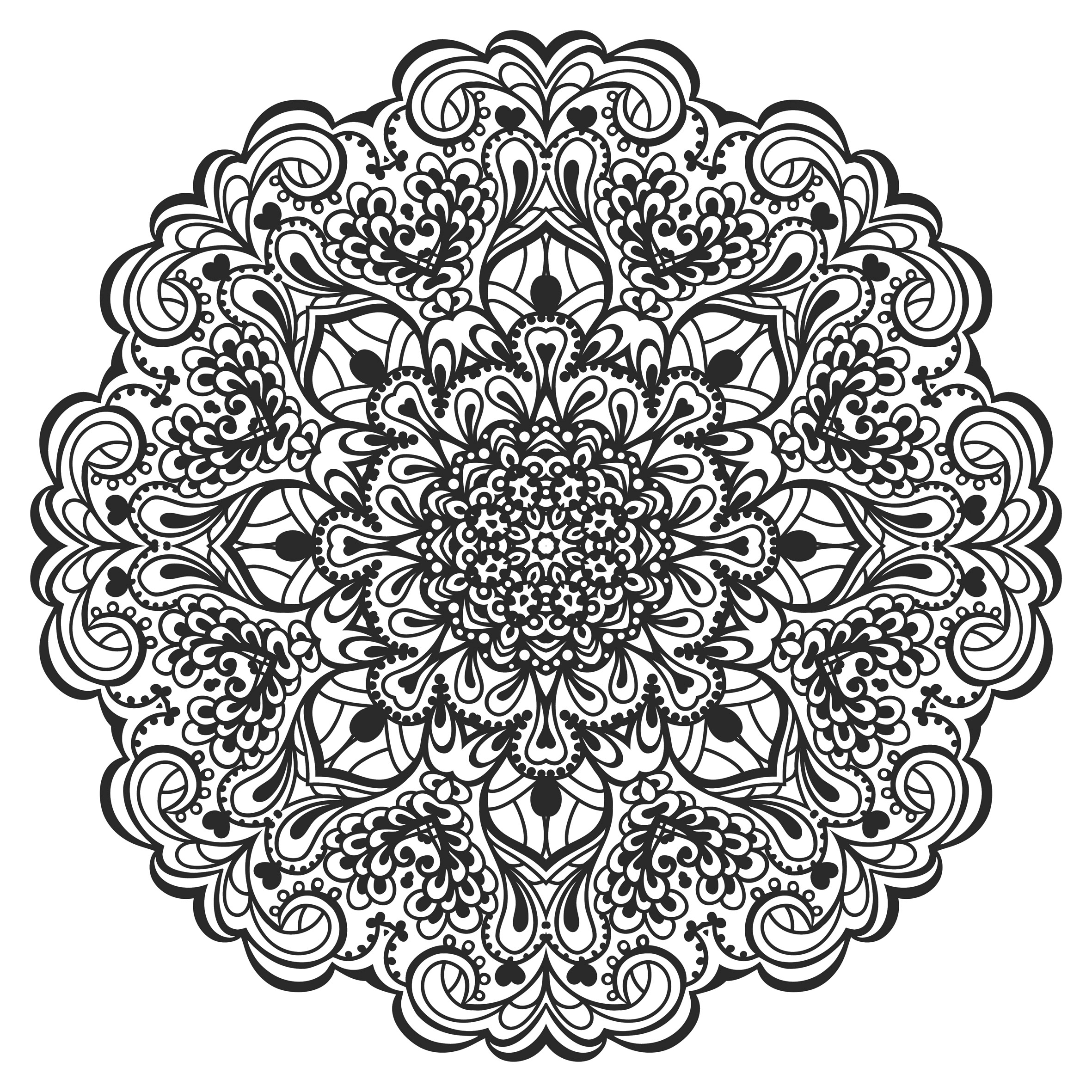 Coloring page: Anti-stress (Relaxation) #127202 - Free Printable Coloring Pages
