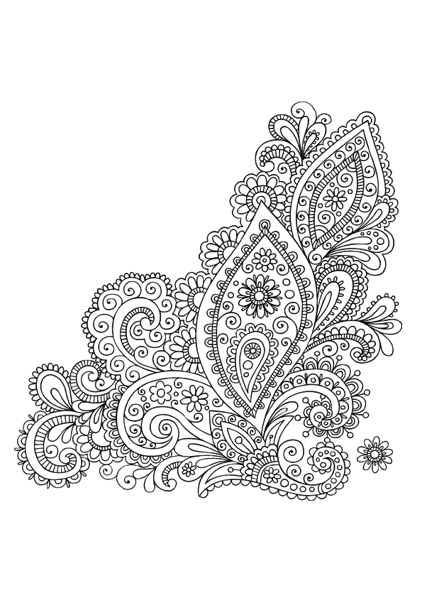 Coloring page: Anti-stress (Relaxation) #127204 - Free Printable Coloring Pages