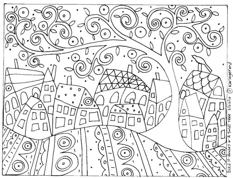 Coloring page: Anti-stress (Relaxation) #127217 - Printable coloring pages