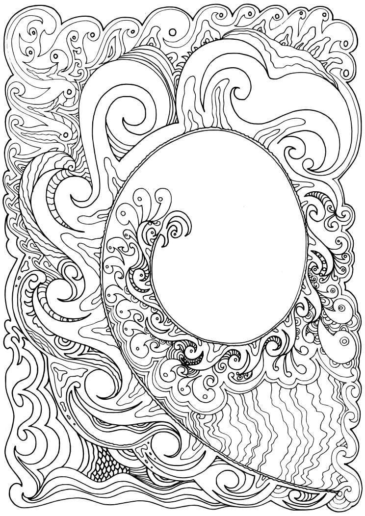 art therapy relaxation – printable coloring pages