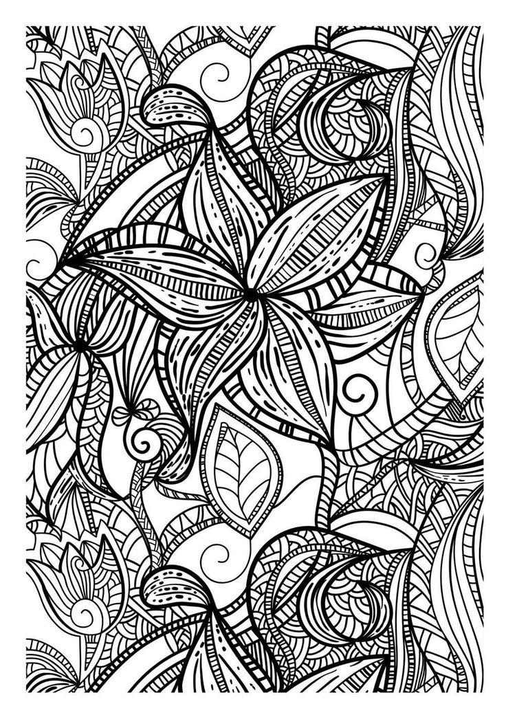 Drawing Art Therapy 23110 Relaxation Printable Coloring Pages