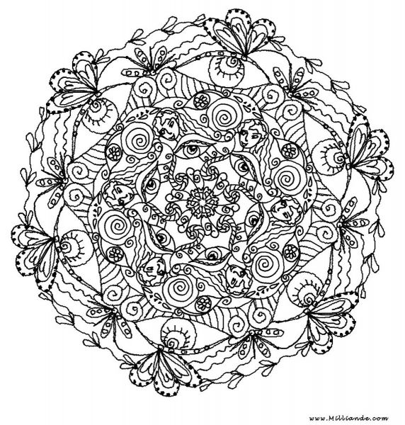 Coloring page: Art Therapy (Relaxation) #23134 - Free Printable Coloring Pages