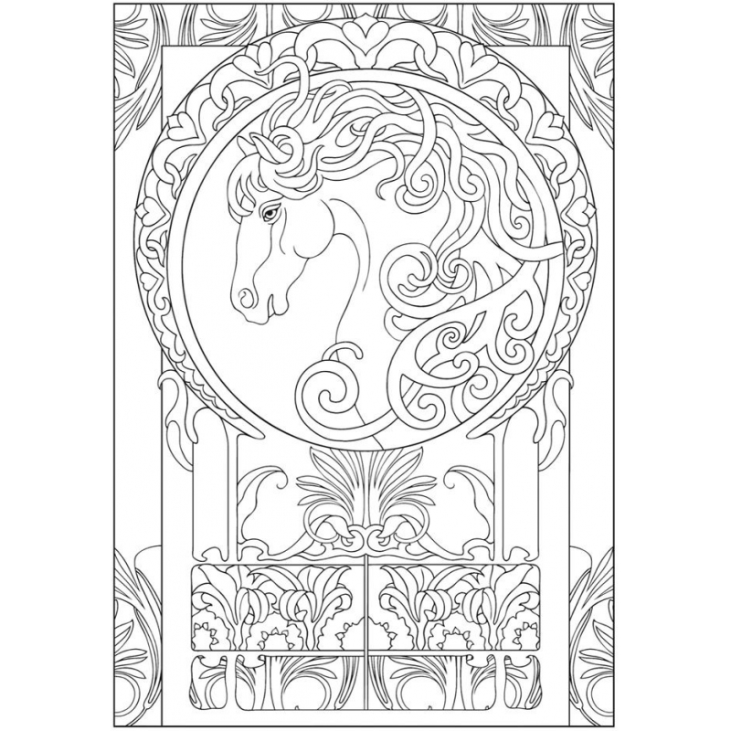 free printable art deco coloring pages