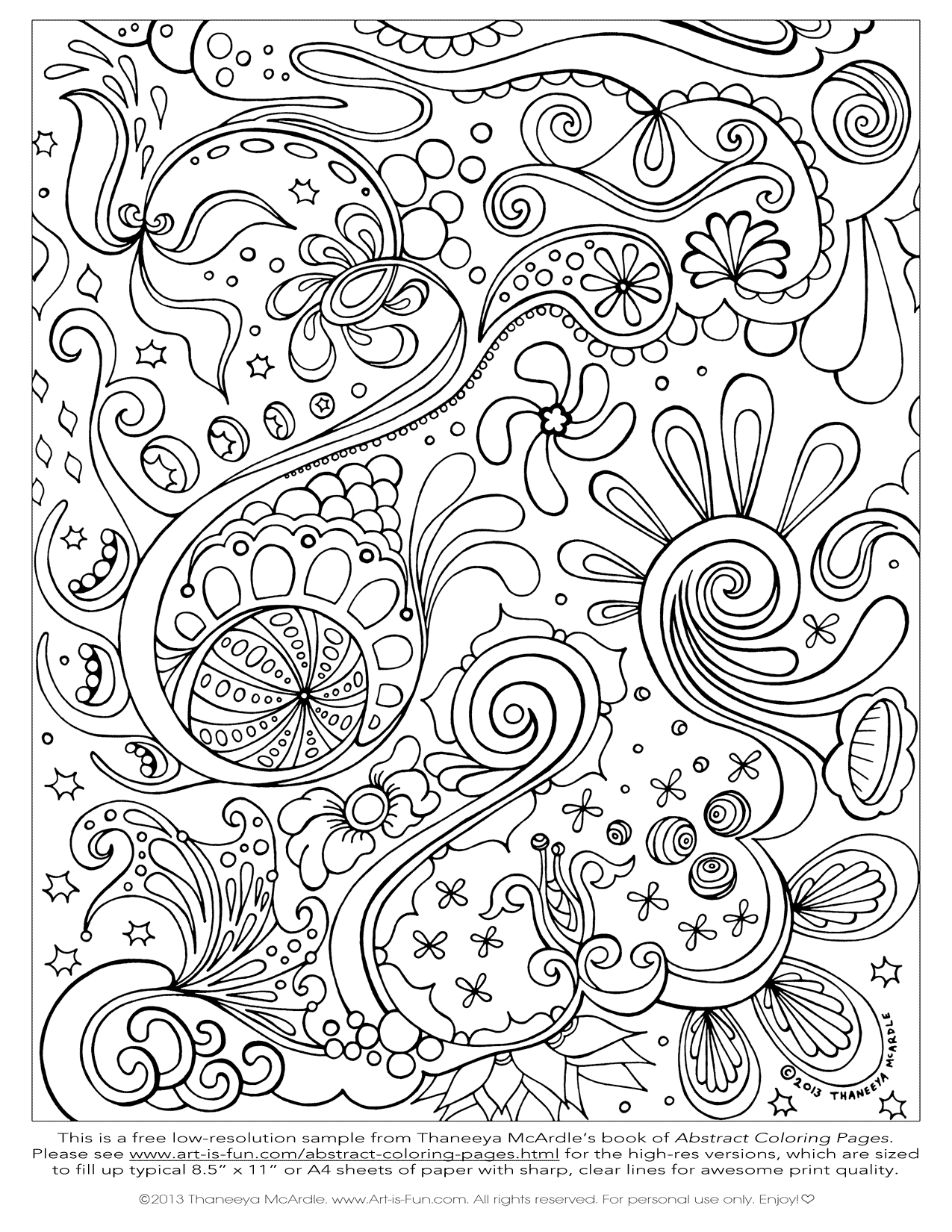 Coloring page: Art Therapy (Relaxation) #23180 - Free Printable Coloring Pages