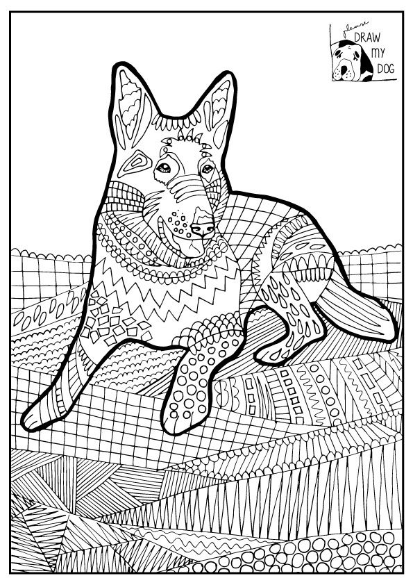 Coloring page: Art Therapy (Relaxation) #23233 - Free Printable Coloring Pages