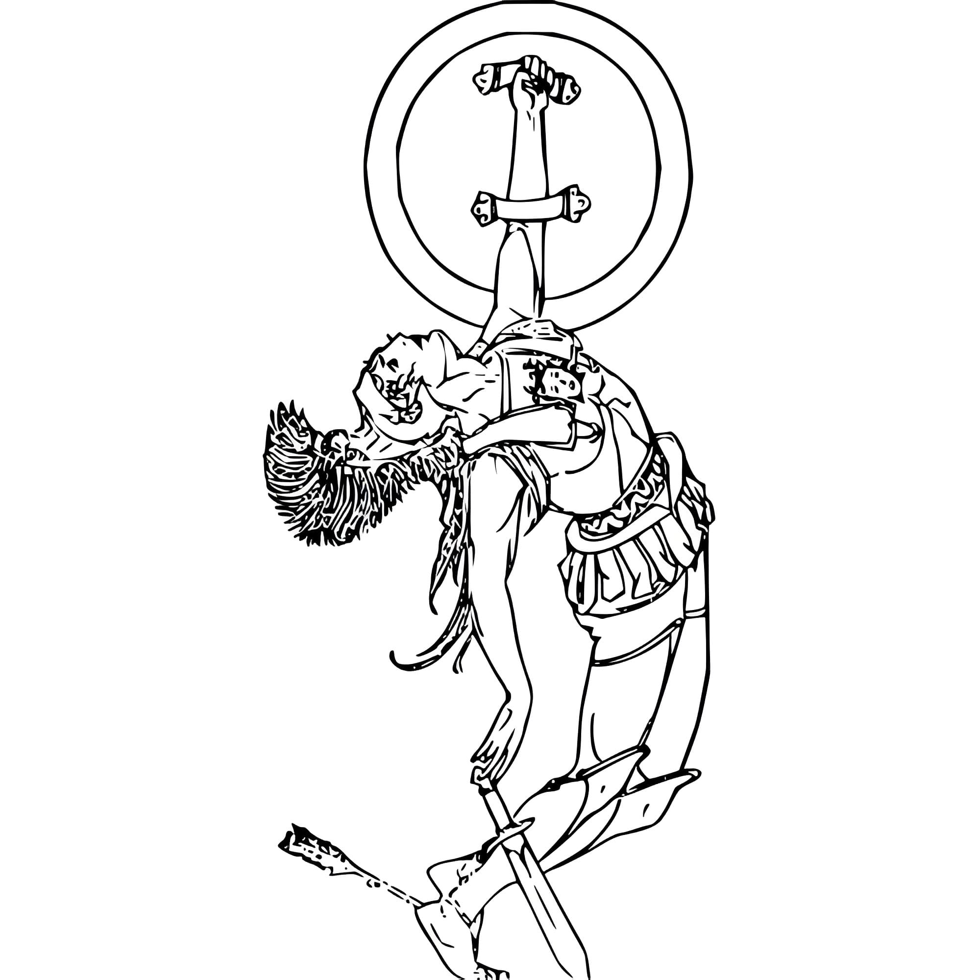 Free printable Achilles coloring page #190161 from Religion and Mythology collection