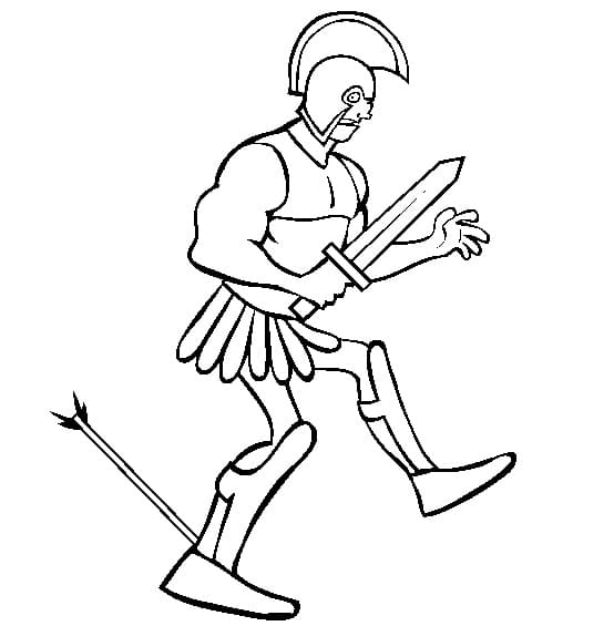 Free printable Achilles coloring page #190166 from Religion and Mythology collection