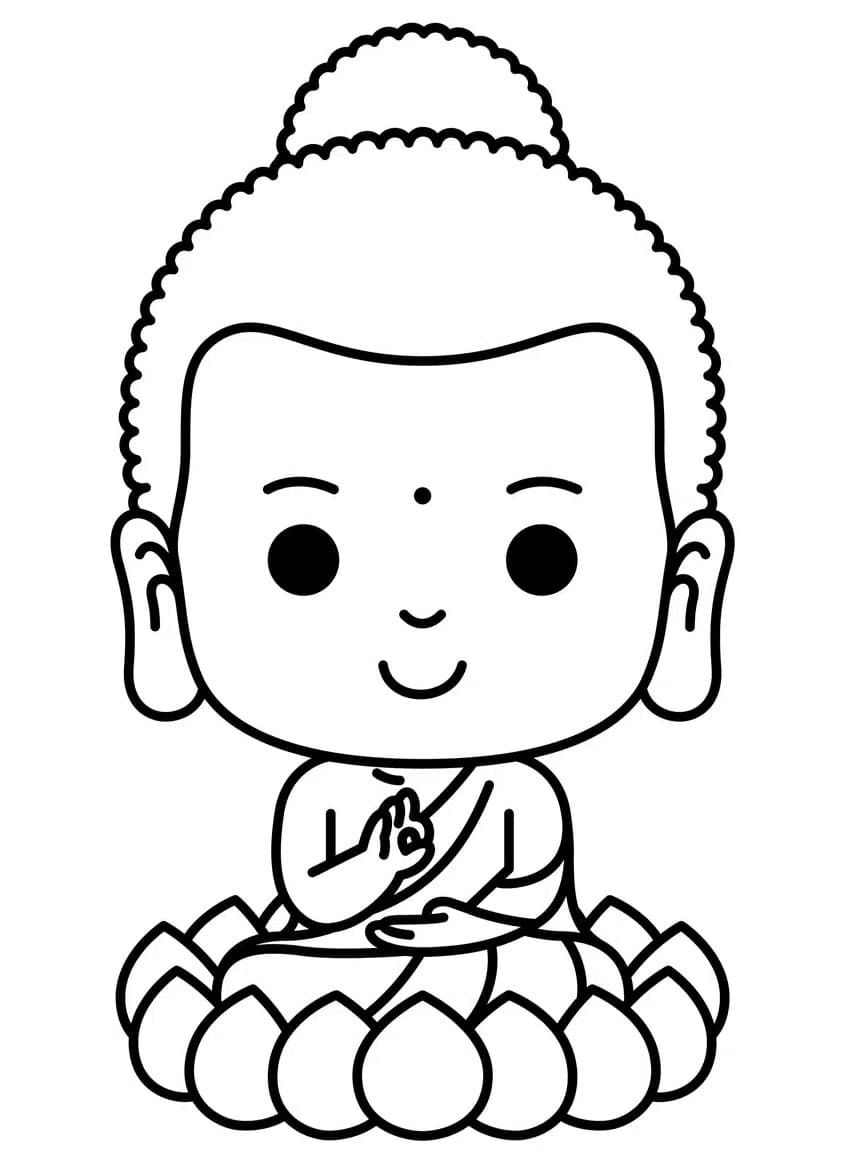 Free printable Buddha coloring page #216092 from Religion and Mythology collection
