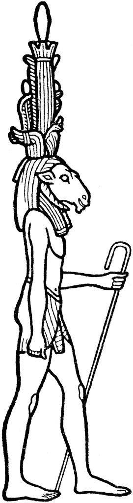 Coloring page: Egyptian Mythology (Religion and Mythology) #111267 - Free Printable Coloring Pages