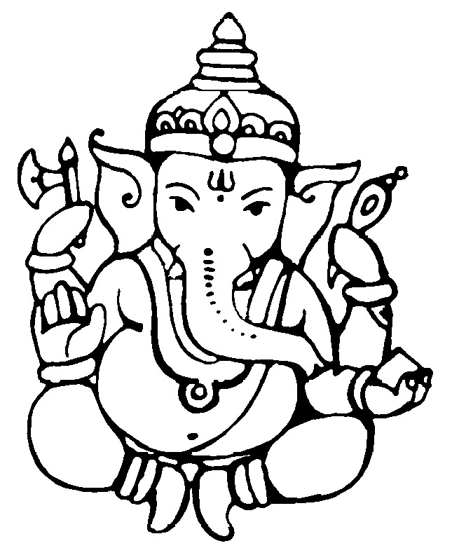 Coloring page: Hindu Mythology (Religion and Mythology) #109540 - Free Printable Coloring Pages