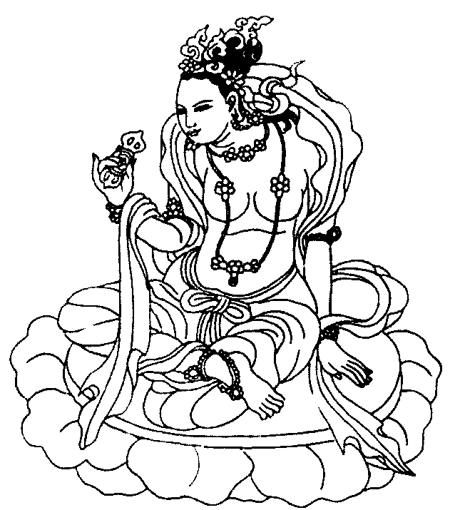 Coloring page: Hindu Mythology: Buddha (Religion and Mythology) #89513 - Free Printable Coloring Pages