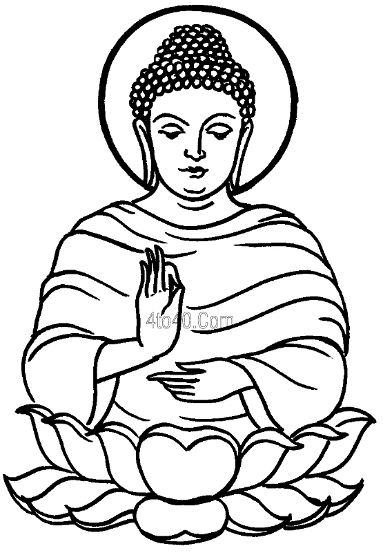 Coloring page: Hindu Mythology: Buddha (Religion and Mythology) #89543 - Free Printable Coloring Pages