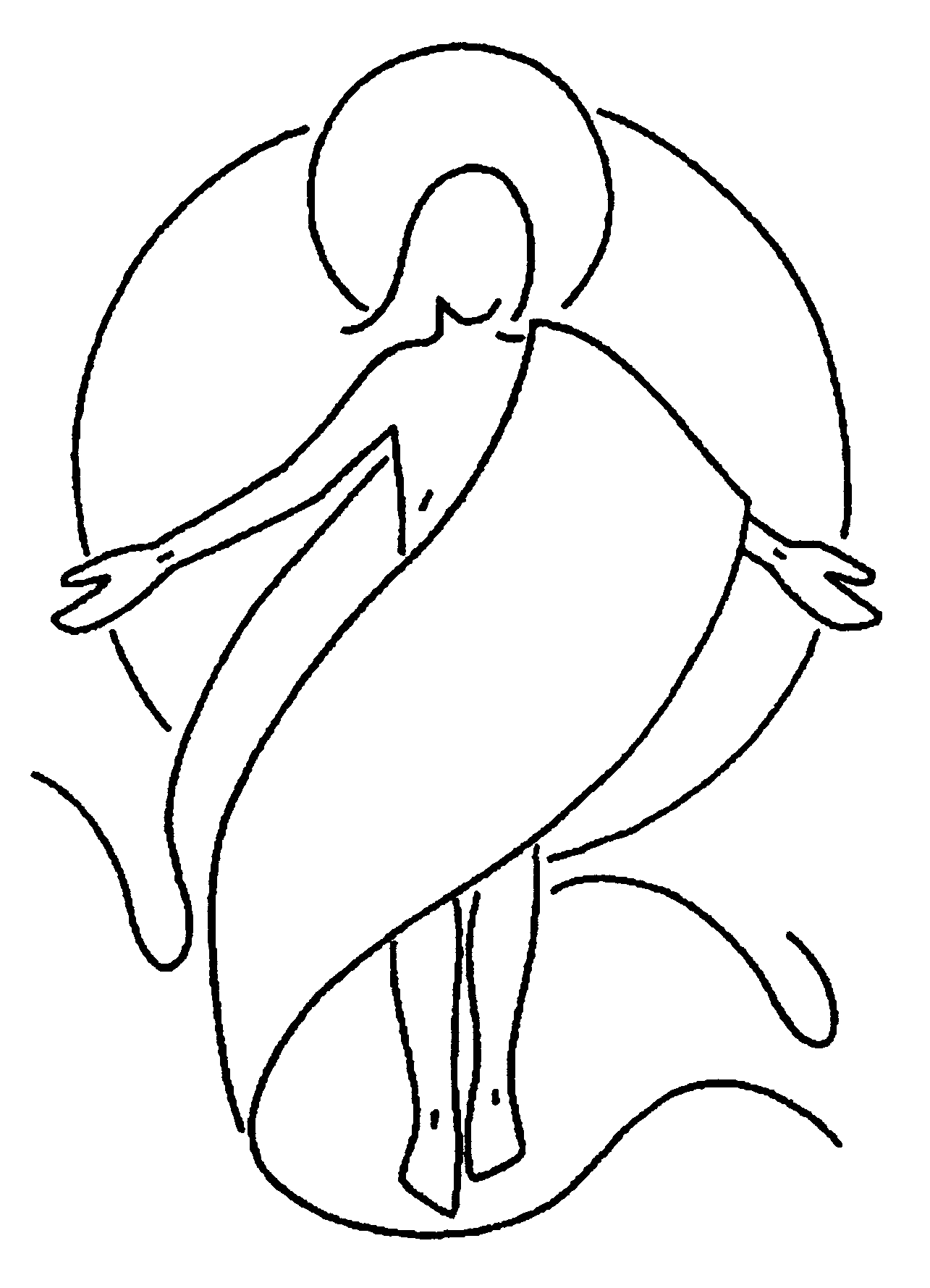 Coloring page: Jesus (Religion and Mythology) #98977 - Free Printable Coloring Pages