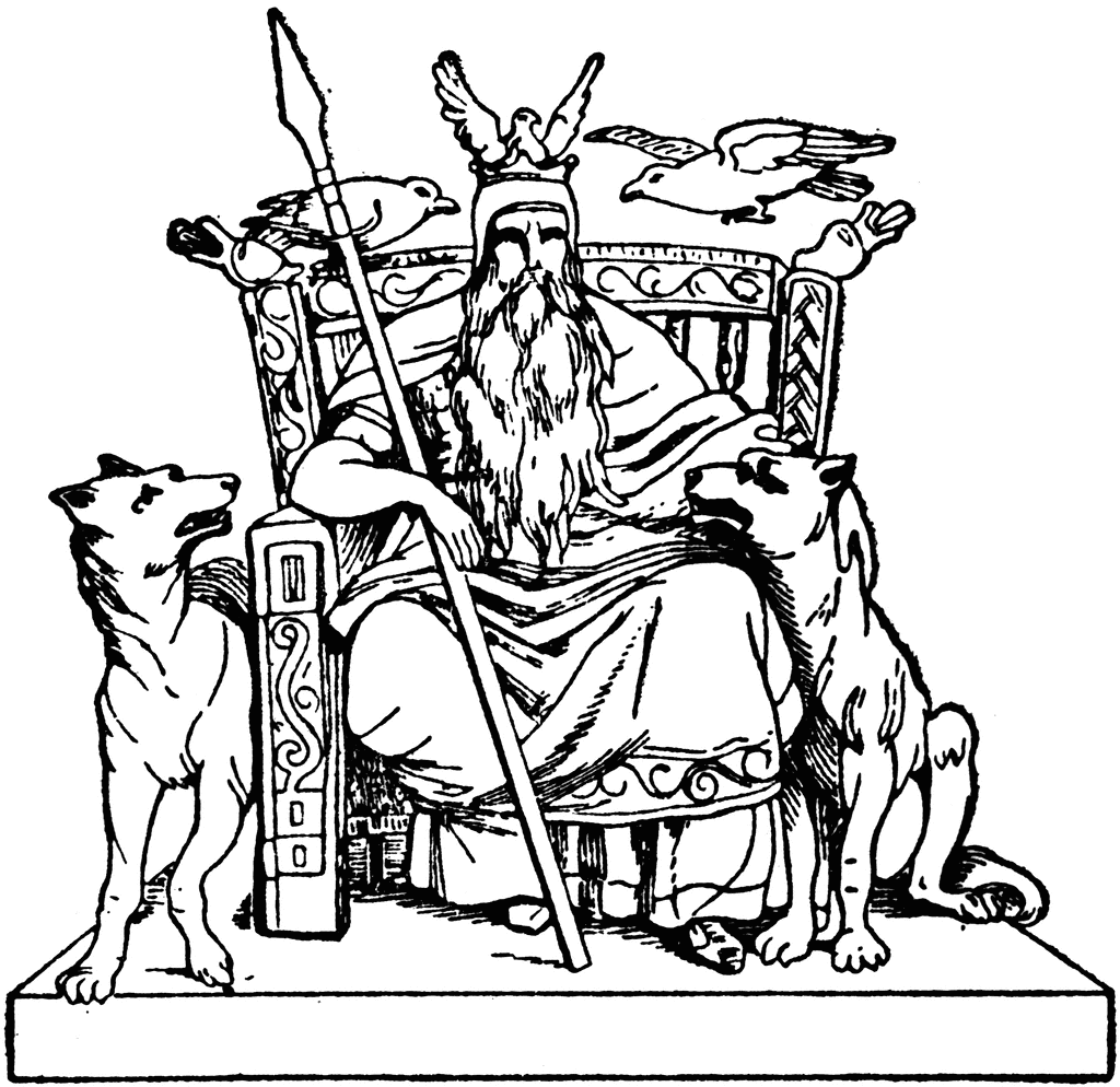 Coloring page: Norse Mythology (Religion and Mythology) #110465 - Free Printable Coloring Pages