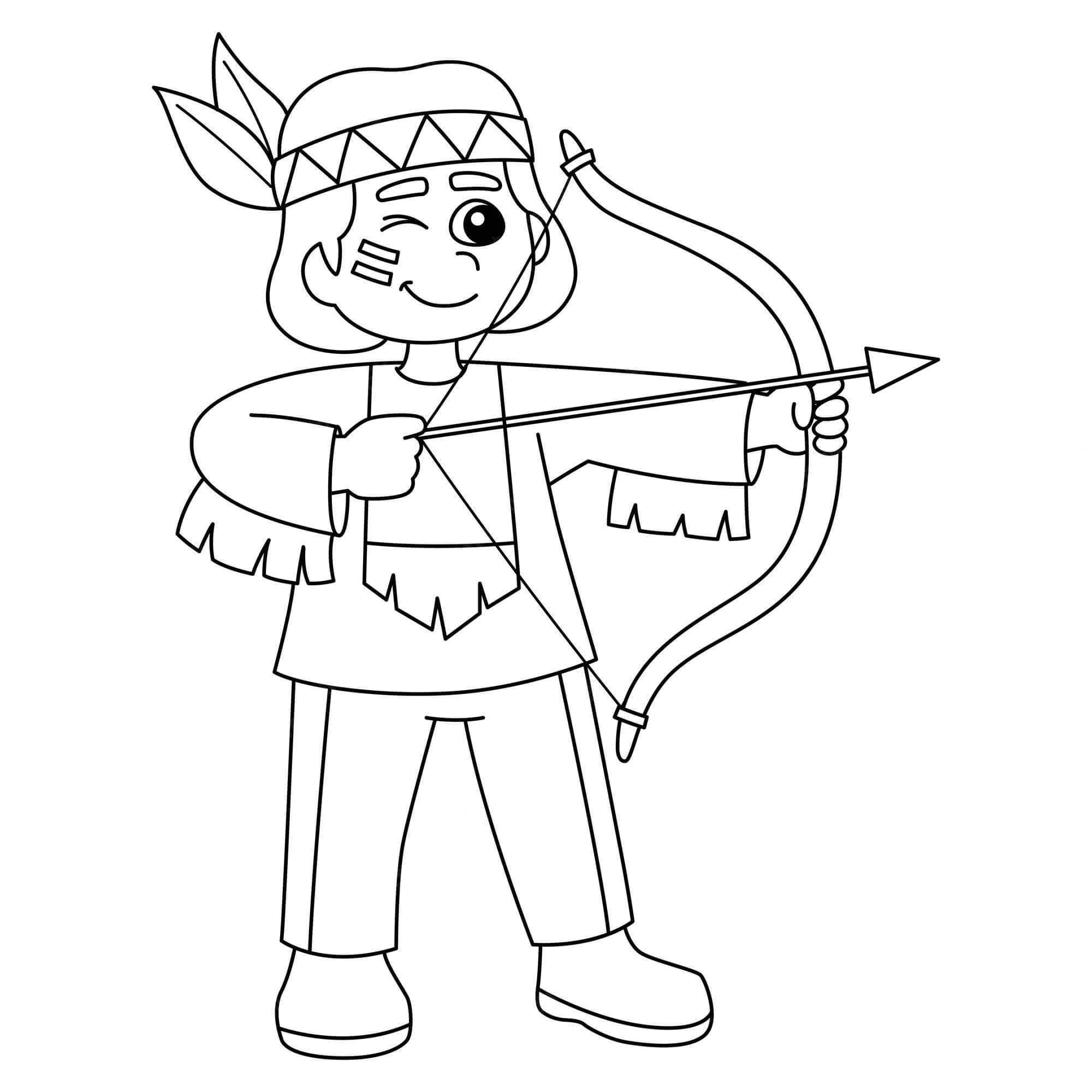 Free printable Archery coloring page #173817 from Sports collection