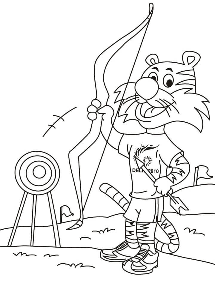 Free printable Archery coloring page #173820 from Sports collection