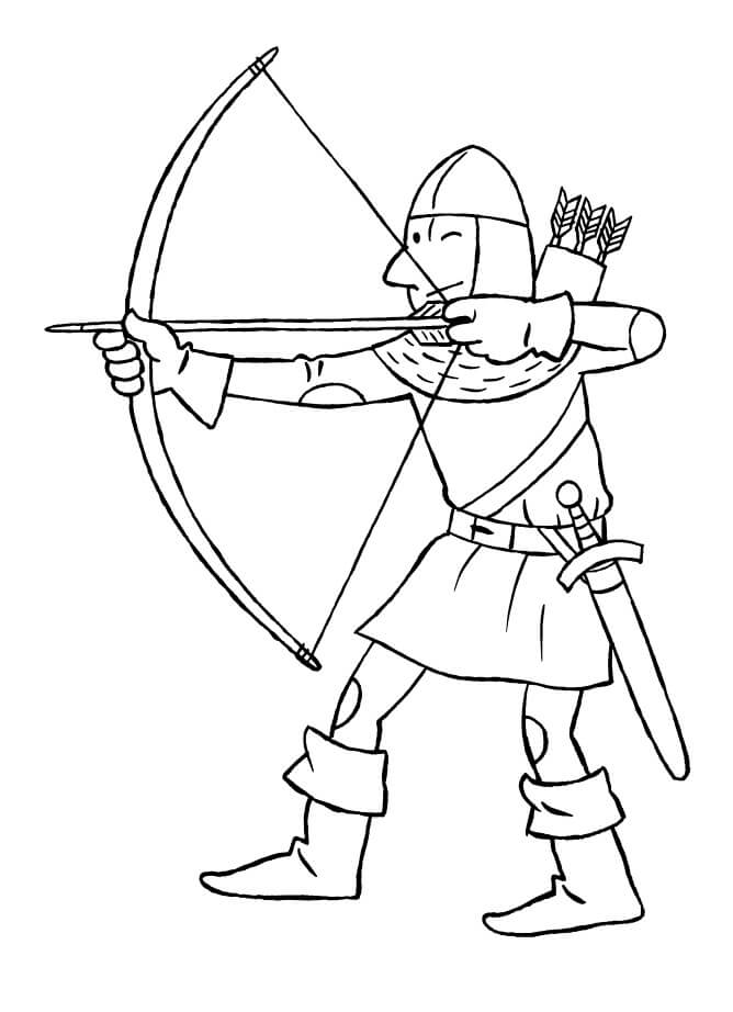 Free printable Archery coloring page #173824 from Sports collection