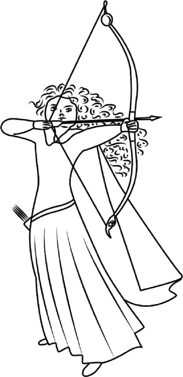 Free printable Archery coloring page #173836 from Sports collection