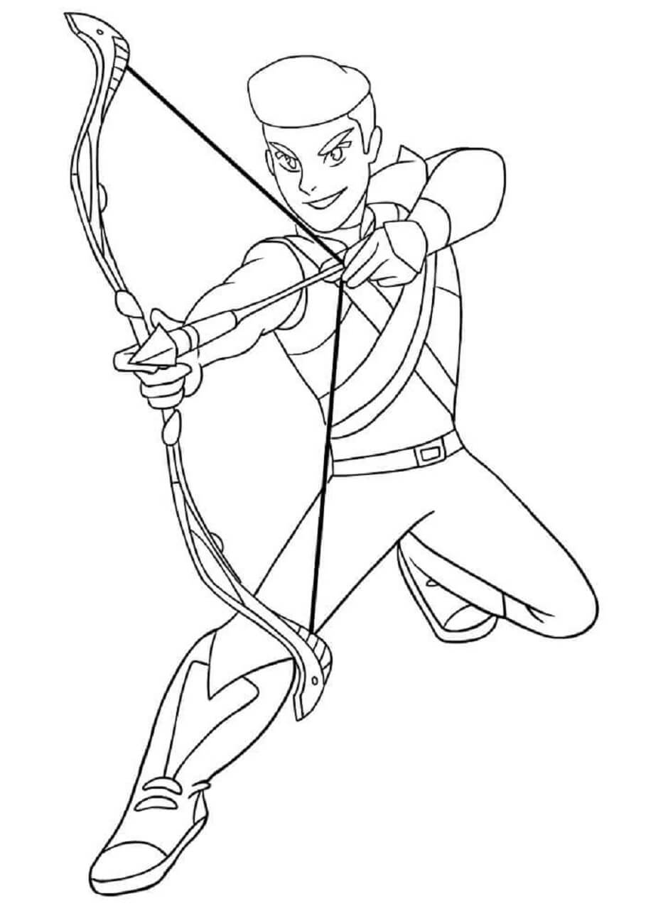 Free printable Archery coloring page #173844 from Sports collection
