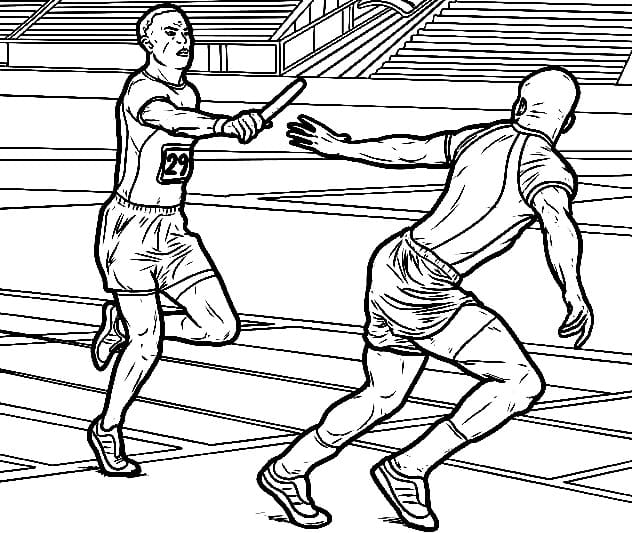 Free printable Athletics coloring page #193806 from Sports collection