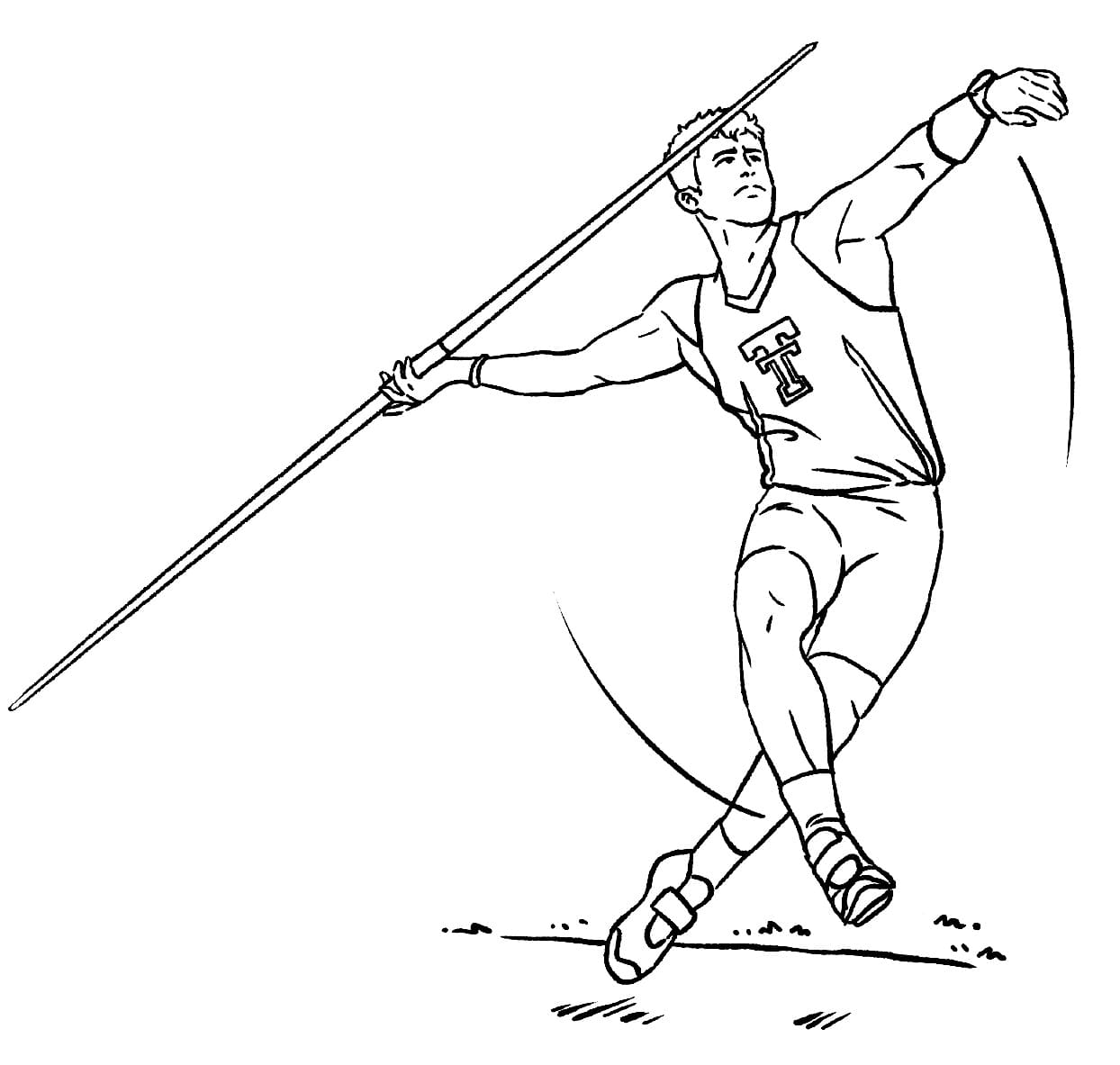 Free printable Athletics coloring page #193833 from Sports collection