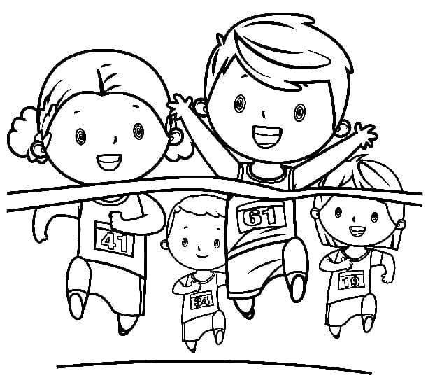 Free printable Athletics coloring page #193841 from Sports collection