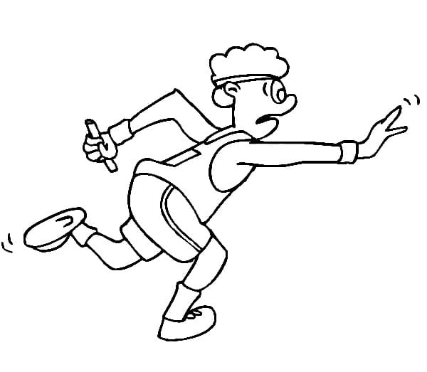 Free printable Athletics coloring page #193845 from Sports collection