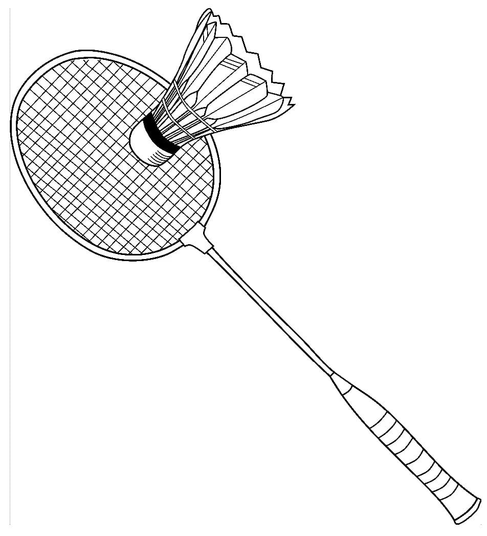 Free printable Badminton coloring page #218887 from Sports collection