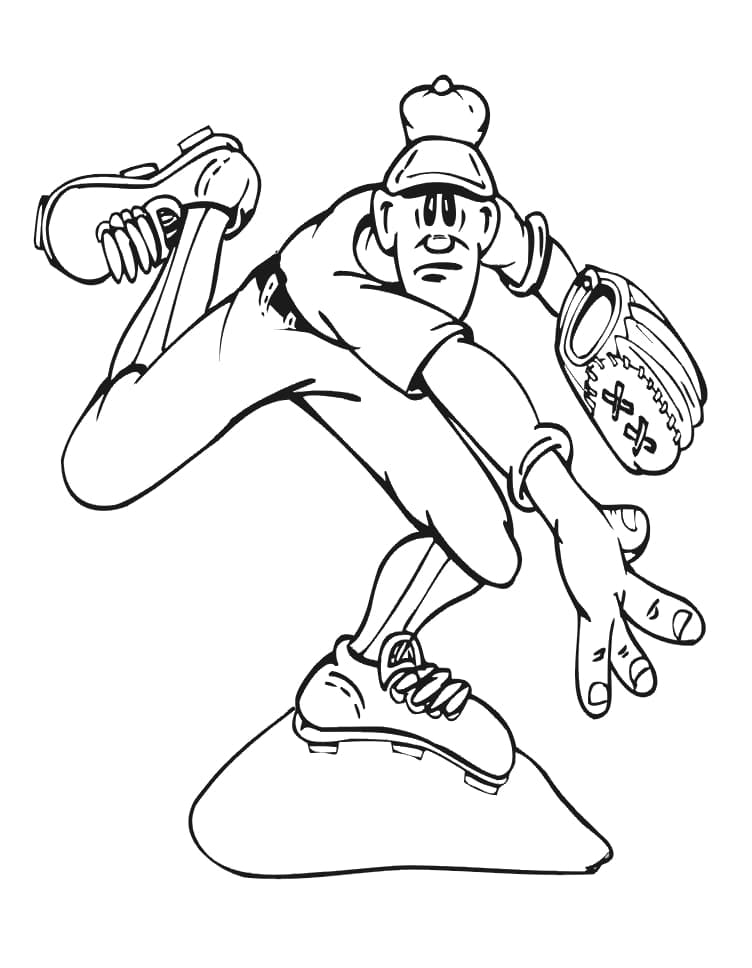 Free printable Baseball coloring page #177109 from Sports collection
