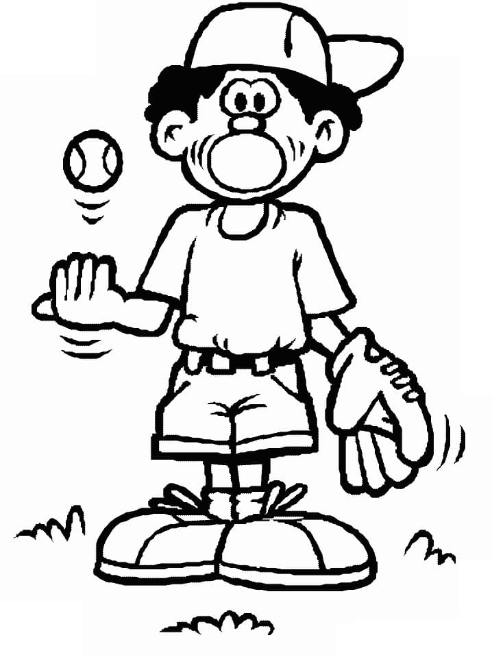 Free printable Baseball coloring page #177125 from Sports collection